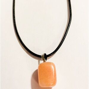 Orange Gemstone Necklace